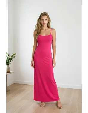 Garde-robe - Lang kleed - Roze