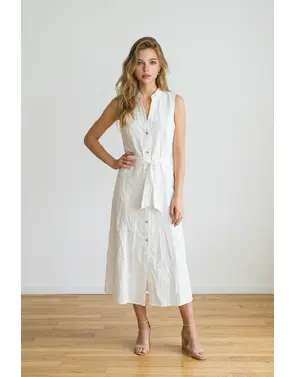 Garde-robe - Lang kleed - Wit