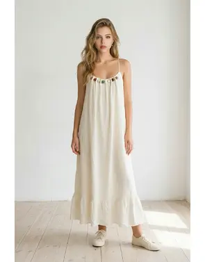 Garde-robe - Lang kleed - Beige