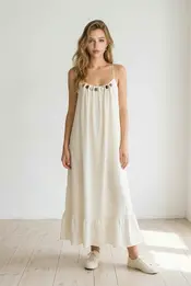 Garde-robe - Lang kleed - Beige