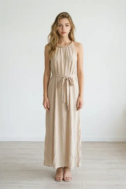 Garde-robe - Lang kleed - Beige