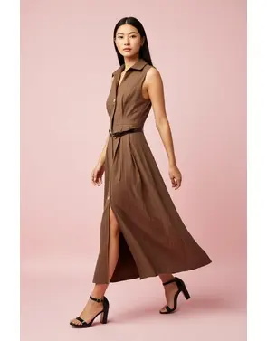 Garde-robe - Lang kleed - Bruin