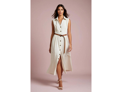 Garde-robe - Lang kleed - Beige