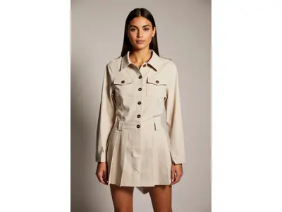 Garde-robe - Kort Kleedje - Beige