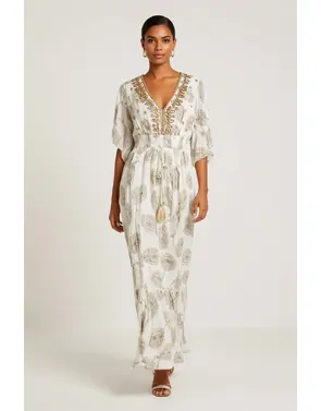 Garde-robe - Lang kleed - Ecru