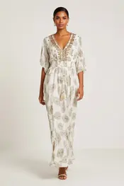 Garde-robe - Lang kleed - Ecru