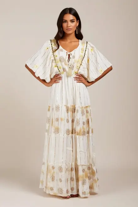 Garde-robe - Lang kleed - Geel