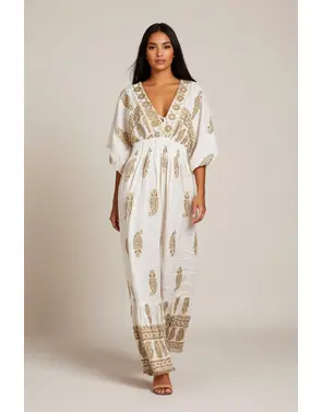 Garde-robe - Lang kleed - Ecru