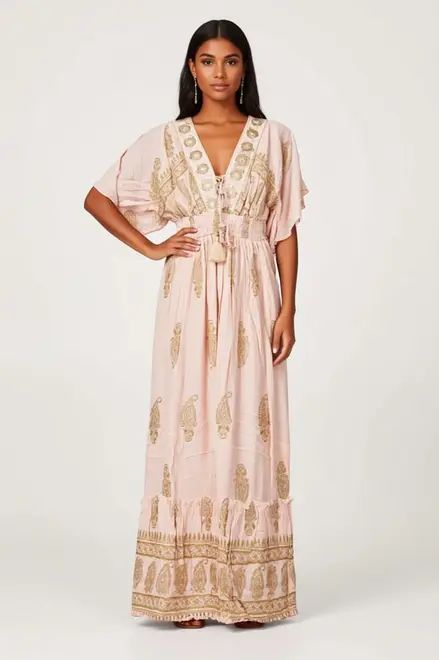 Garde-robe - Lang kleed - Roze