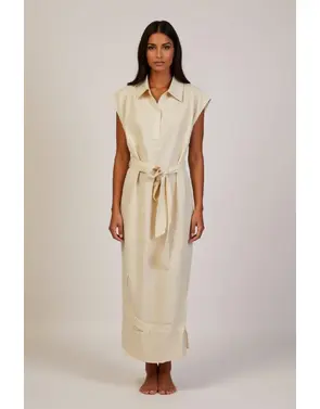 Garde-robe - Lang kleed - Ecru