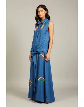 Garde-robe - Lang kleed - Jeans