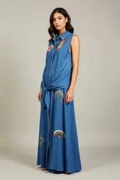 Garde-robe - Lang kleed - Jeans