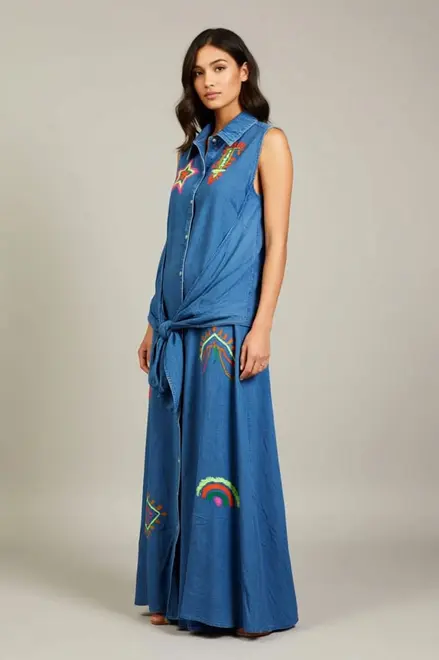 Garde-robe - Lang kleed - Jeans