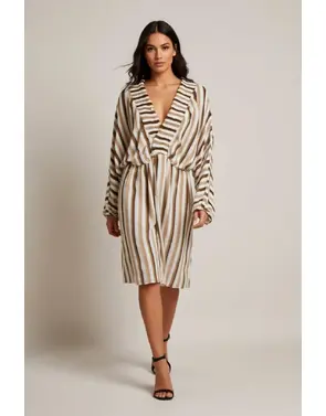 Garde-robe - Kort Kleedje - Bruin