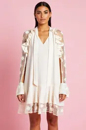 Garde-robe - Kort Kleedje - Beige