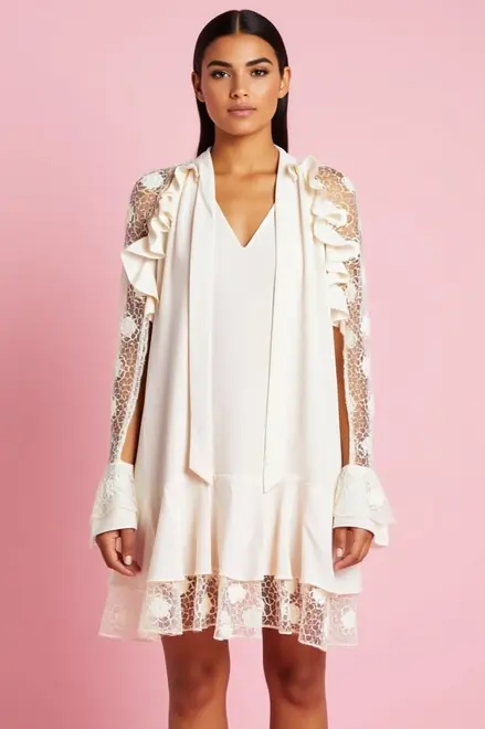 Garde-robe - Kort Kleedje - Beige