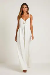 Garde-robe - Lang kleed - Ecru