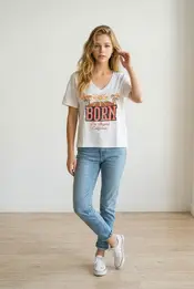 Garde-robe - T-shirt - Ecru