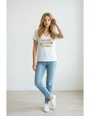 Garde-robe - T-shirt - Beige