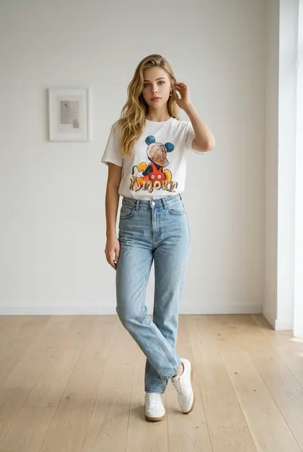 Garde-robe - T-shirt - Rood