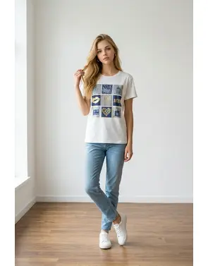 Garde-robe - T-shirt - Blauw