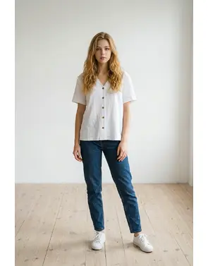 Free/quent - Blouse - Ecru