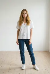 Free/quent - Blouse - Ecru