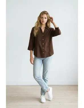 Free/quent - Blouse - Bruin
