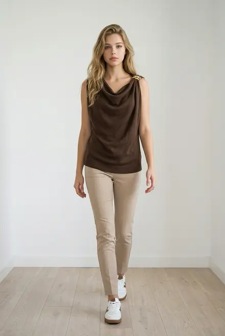 Garde-robe - Top - Bruin