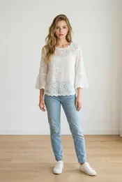 Garde-robe - Top - Ecru