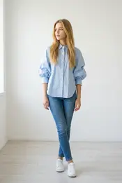 Garde-robe - Blouse - Blauw