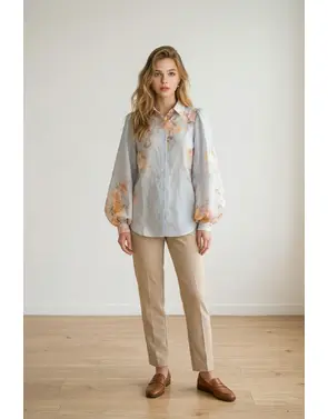 Garde-robe - Blouse - Blauw