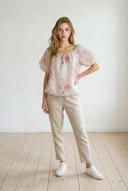 Garde-robe - Blouse - Coraal