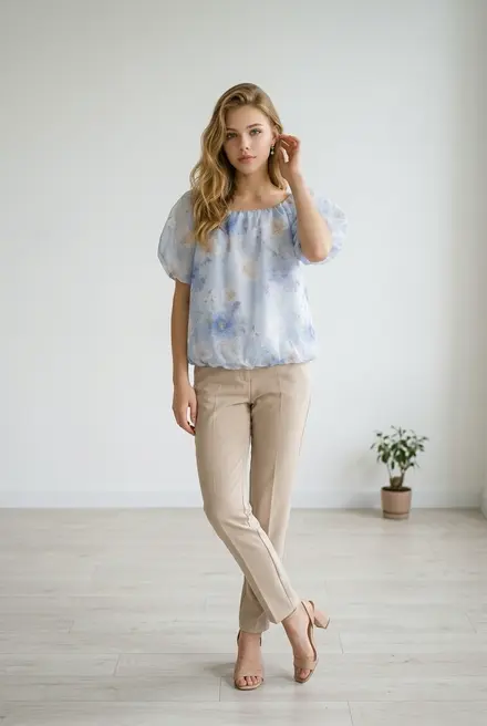 Garde-robe - Blouse - Blauw