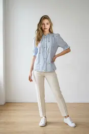 Garde-robe - Blouse - Blauw