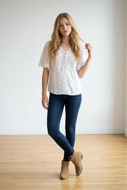 Garde-robe - Blouse - Ecru