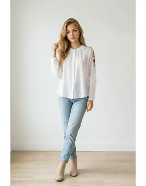 Garde-robe - Blouse - Ecru