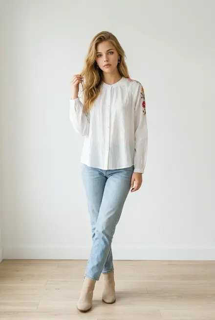 Garde-robe - Blouse - Ecru