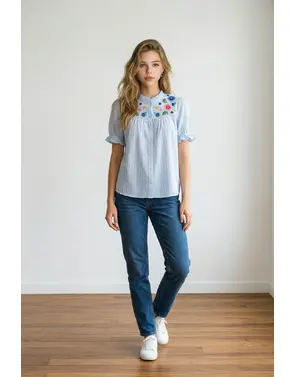 Garde-robe - Blouse - Blauw