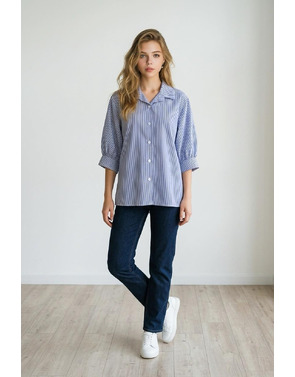 Garde-robe - Blouse - Marine