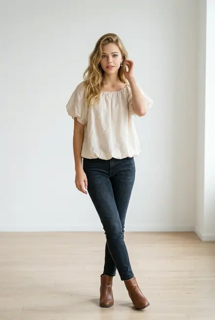 Garde-robe - Blouse - Beige