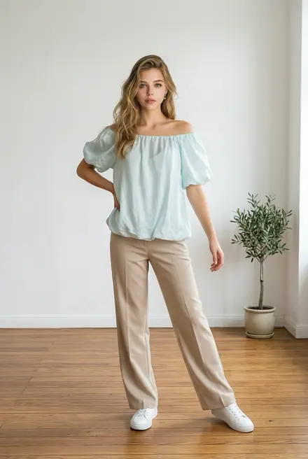 Garde-robe - Blouse - Munt