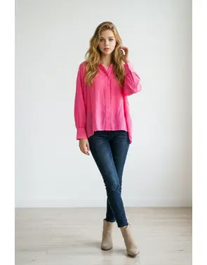 Garde-robe - Blouse - Fluo roze