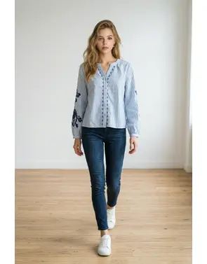 Garde-robe - Blouse - Blauw