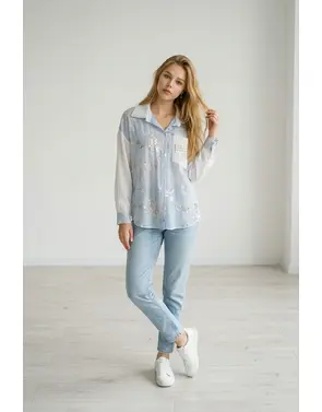 Garde-robe - Blouse - Blauw