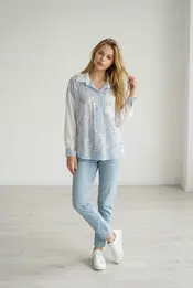 Garde-robe - Blouse - Blauw