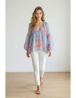 Garde-robe - Blouse - Blauw