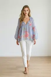 Garde-robe - Blouse - Blauw