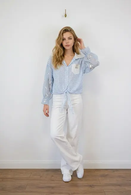 Garde-robe - Blouse - Blauw