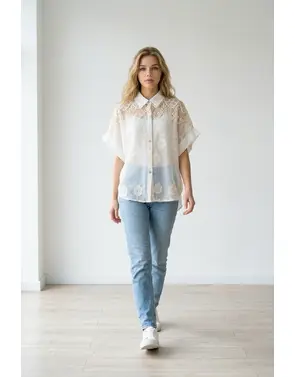 Garde-robe - Blouse - Ecru